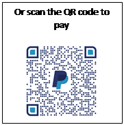 Text Box: Or scan the QR code to pay     